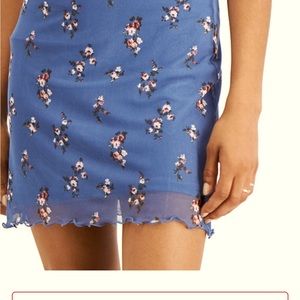 New floral skirt by Just Polly with mesh lining - Junior’s size XL